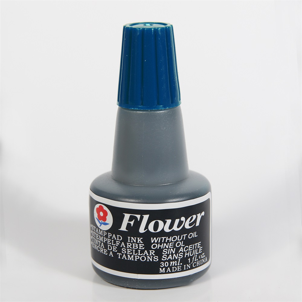 Farba na pečiatky modrá, 30 ml, Bluering®