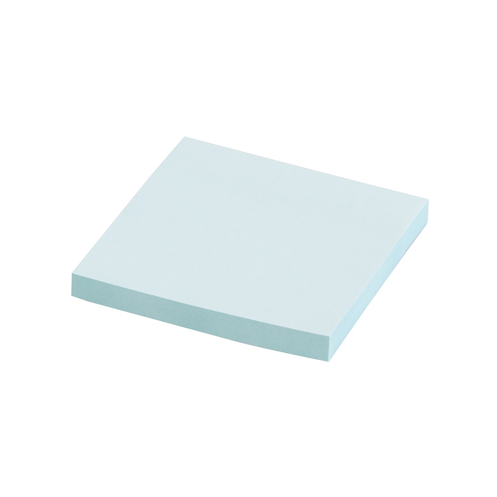 Samolepiaci blok pastelovo-modrý, 75x75 mm, 80 listov, Bluering®