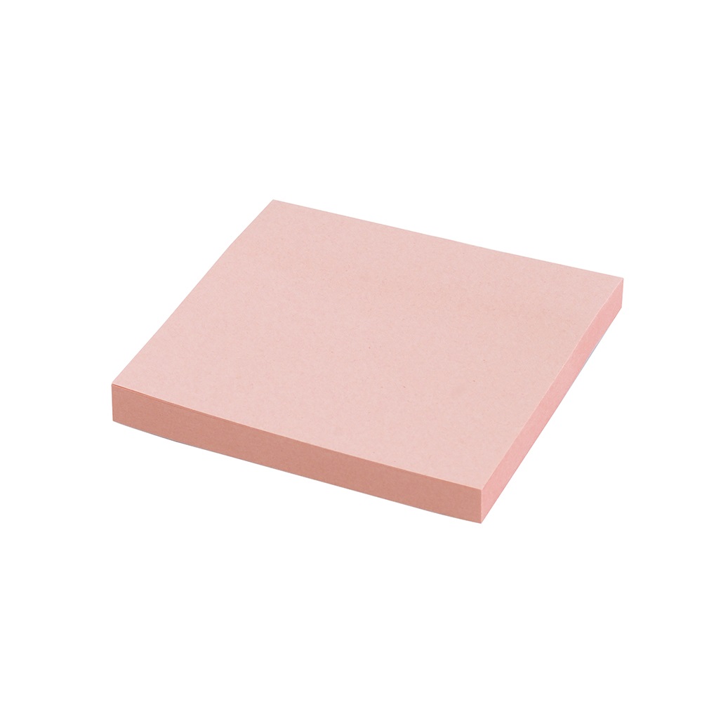 Samolepiaci blok pastelovo-ružový, 75x75 mm, 80 listov, Bluering®