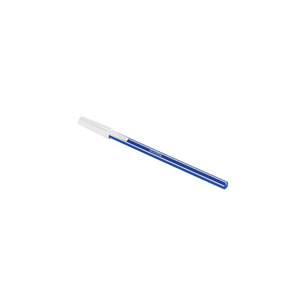 Jednorázové guličkové pero ICO SIGNETTA, náplň modrá