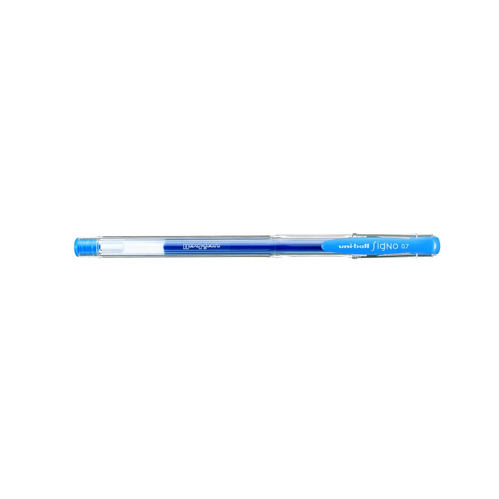 Roller gélový 0,4mm UNI Signo UM-100 svetlomodrý
