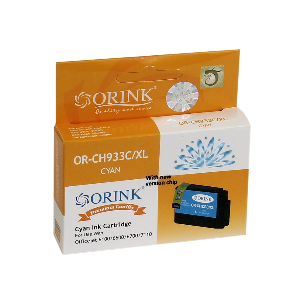 HP 933XL (CN054AE) Cyan ORINK PREMIUM