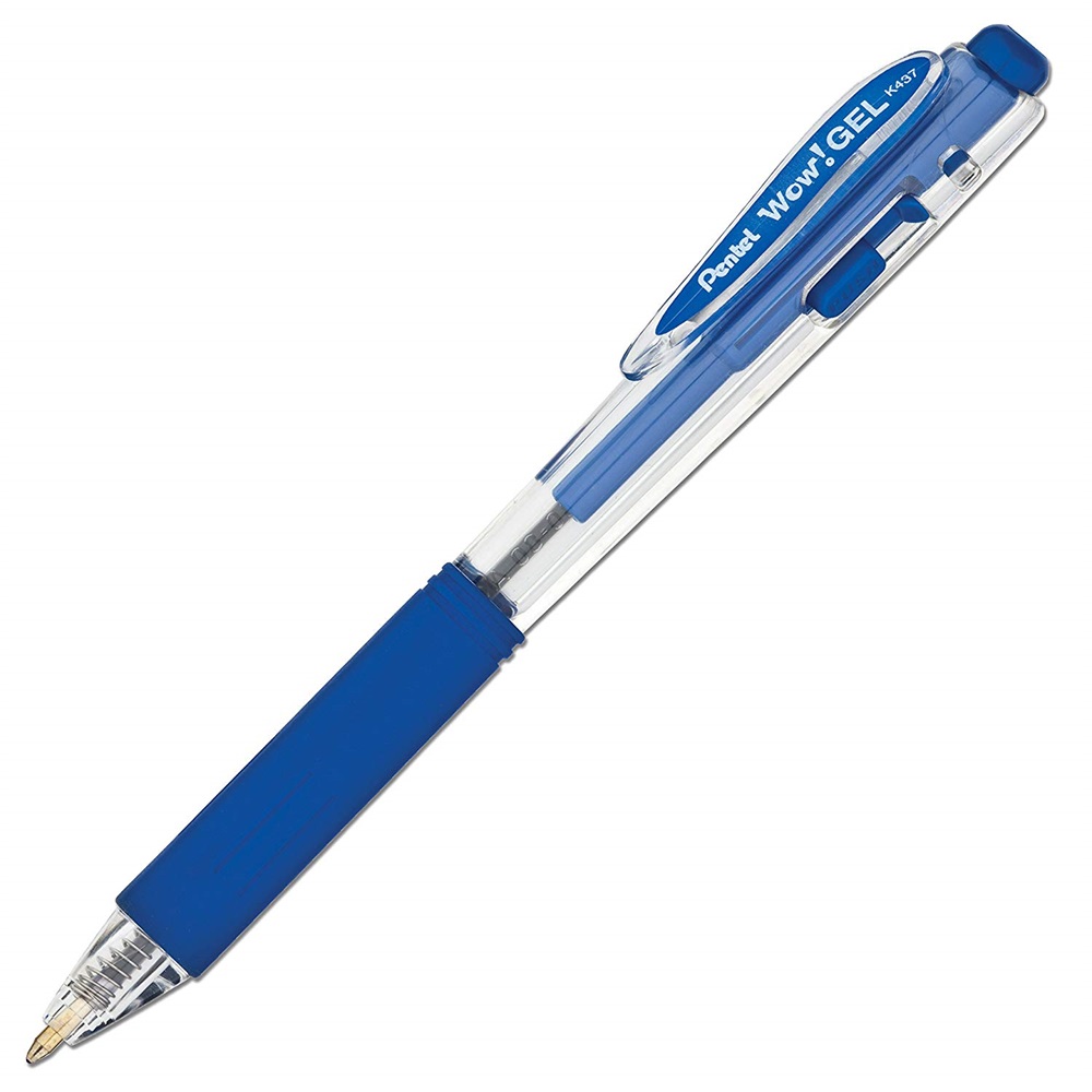Roller gélový 0,35mm Pentel Wow! K437-C modrý