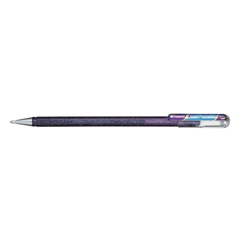 Roller gélový Pentel Hybrid K110-DVX fialový/modrý