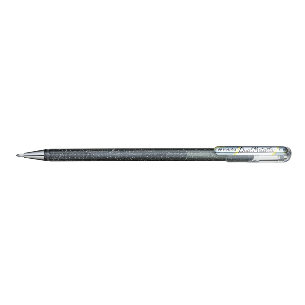 Roller gélový Pentel Hybrid K110-DVX strieborný