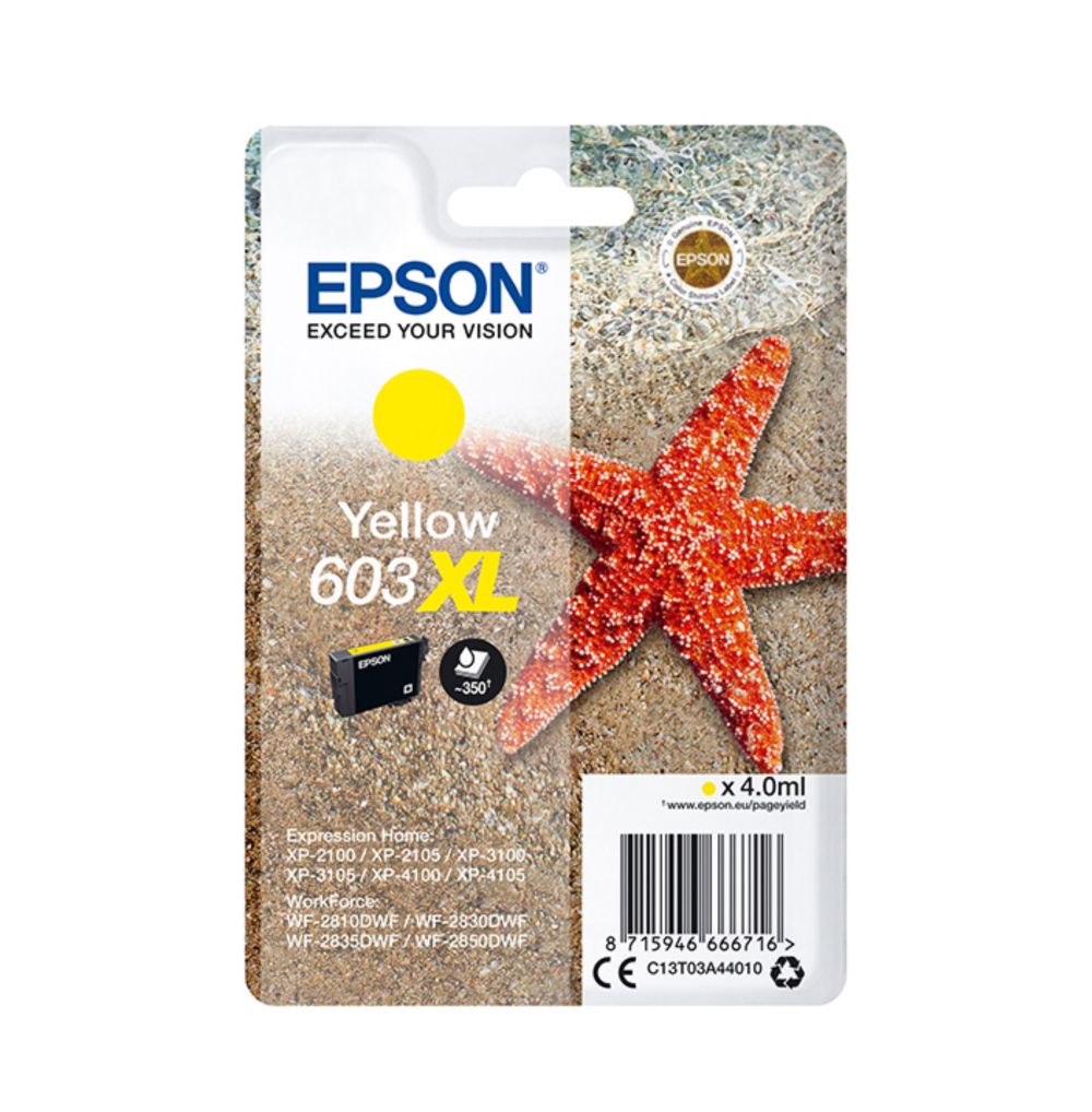 Epson 603XL (C13T03A44010) Yellow ORIGINAL