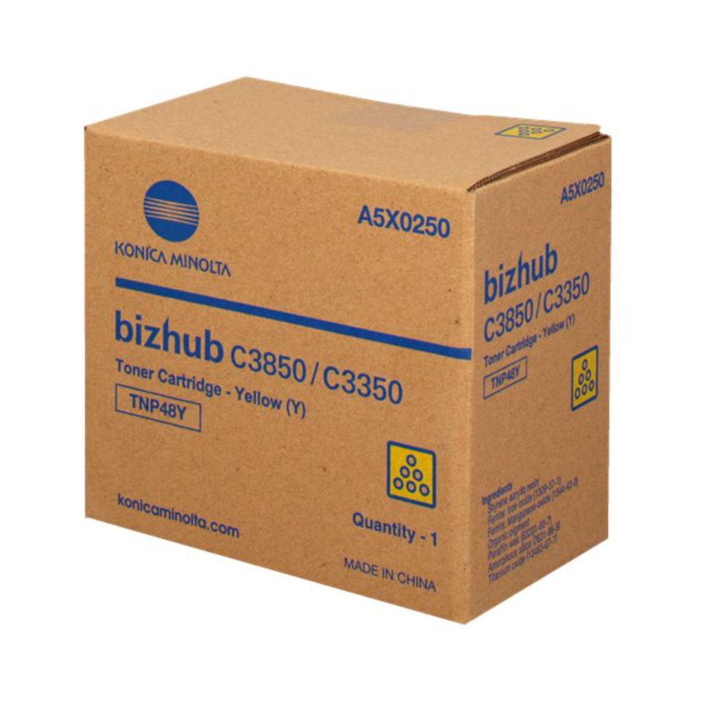 Konica Minolta TNP48 (TNP-48Y) Yellow Original toner