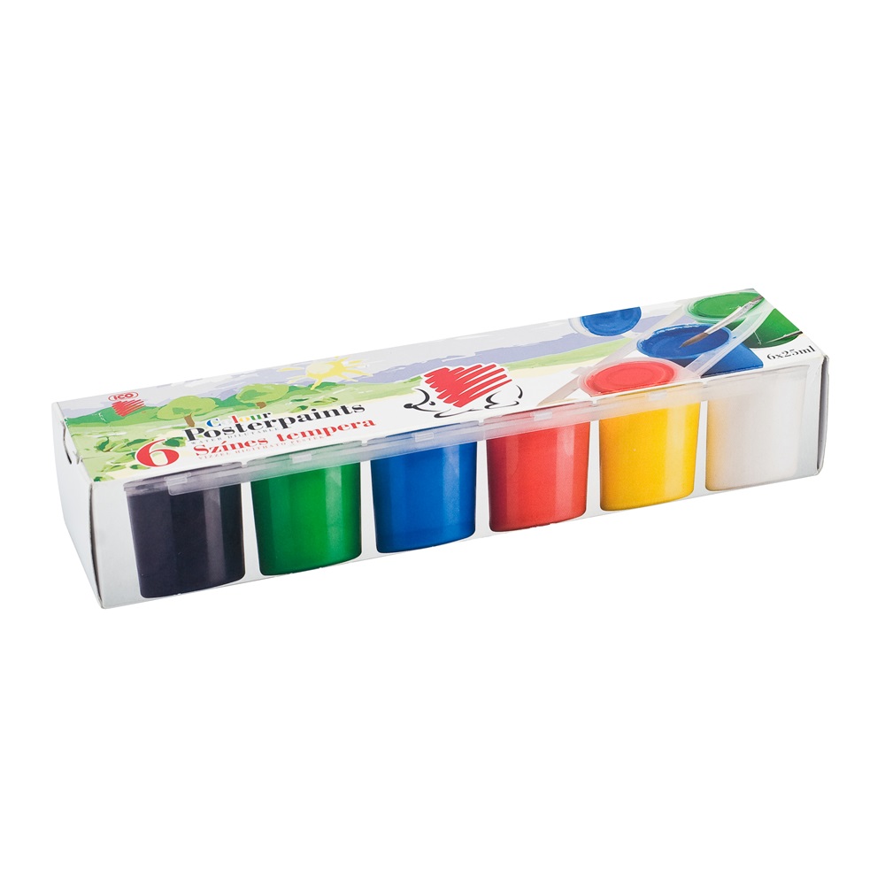 Temperové farby ICO 6 farieb 25ml