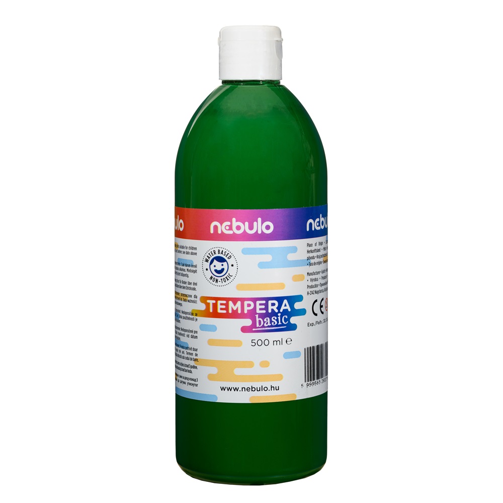 Tempera tekutá 500ml Nebulo zelená