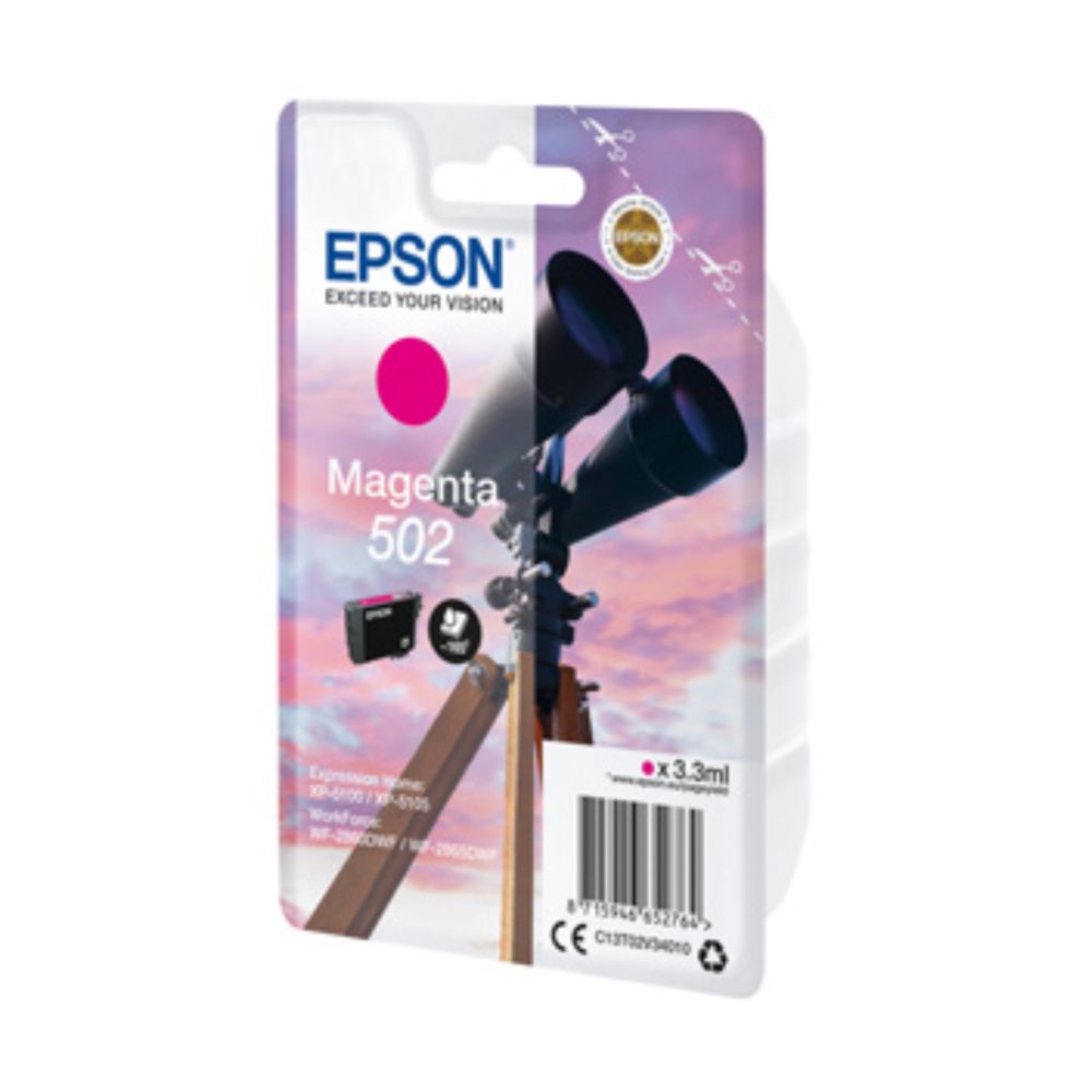 Epson 502 (C13T02V34010) Magenta ORIGINAL