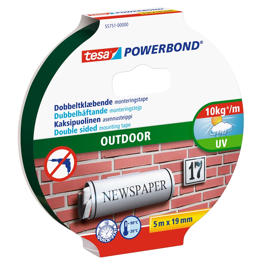 Lepiaca páska obojstranná 19mm x 5m Tesa Powerbond Outdoor