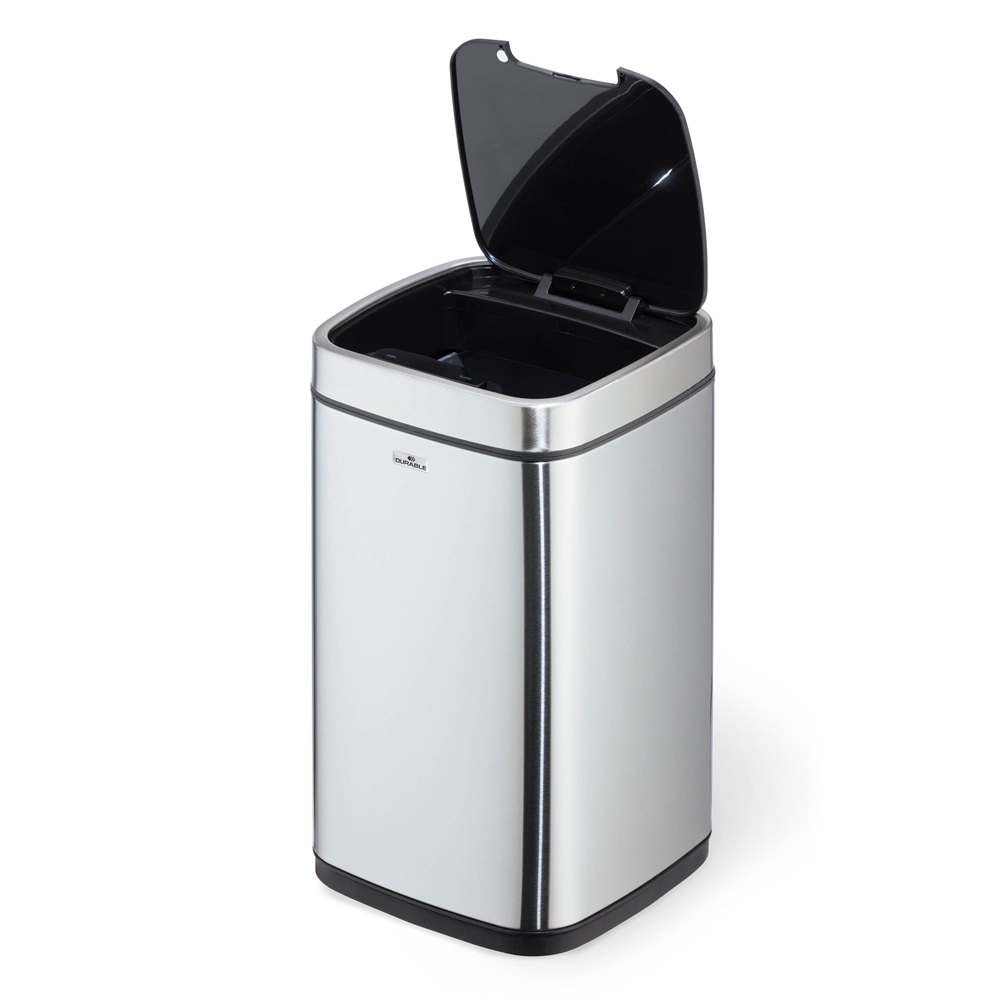 Bezdotykový odpadkový kôš 12L Durable No-Touch strieborný