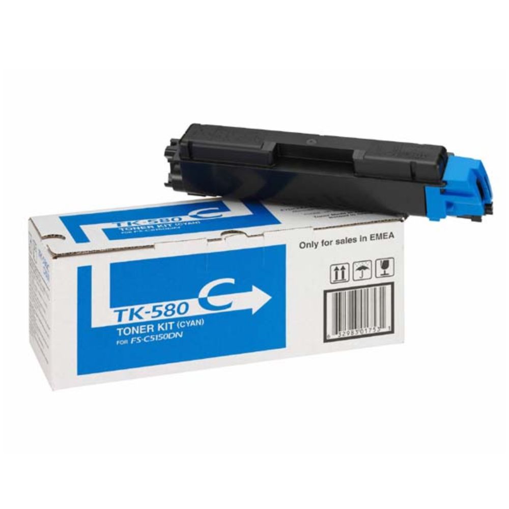 Kyocera TK580 (TK-580C) Cyan Original toner