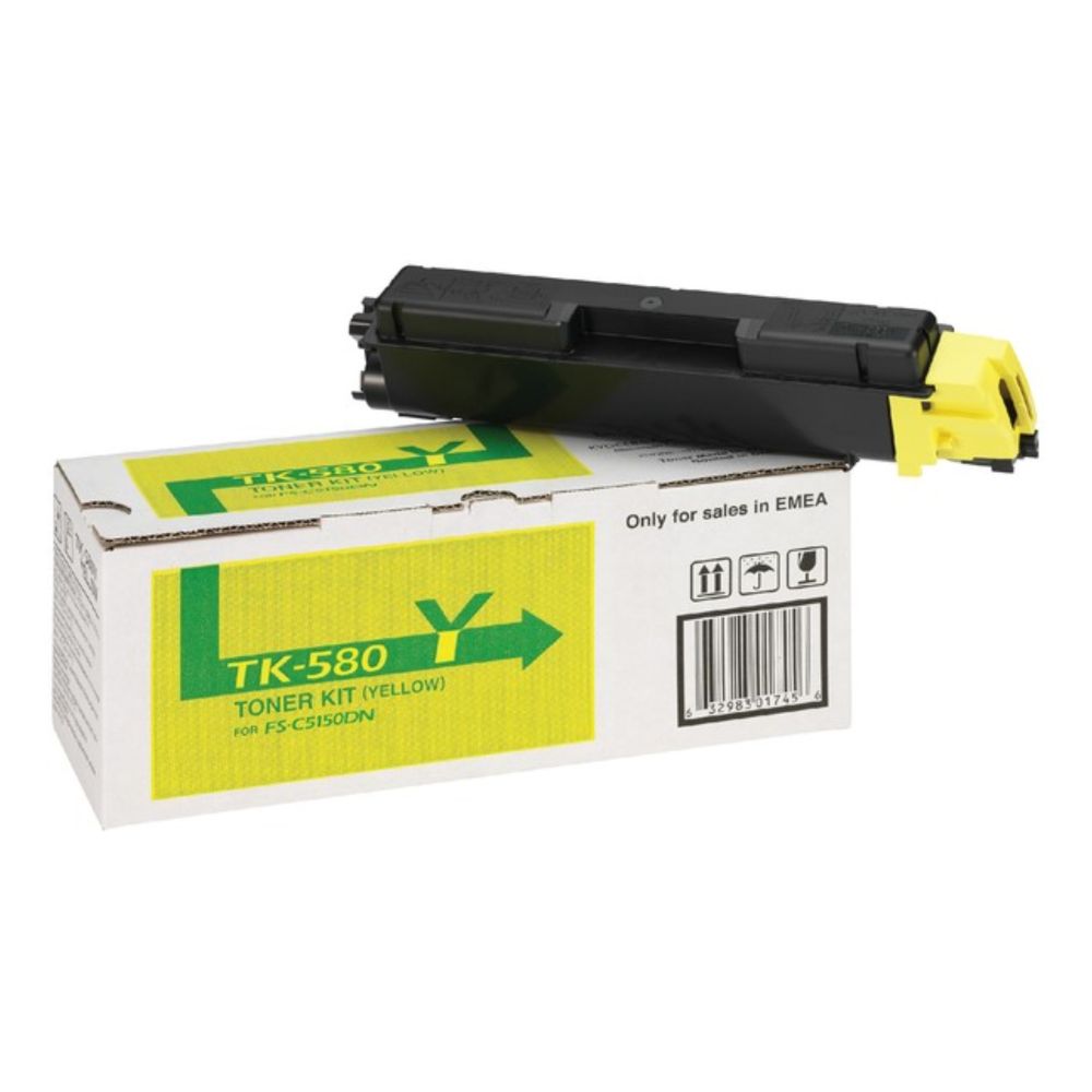 Kyocera TK580 (TK-580Y) Yellow Original toner