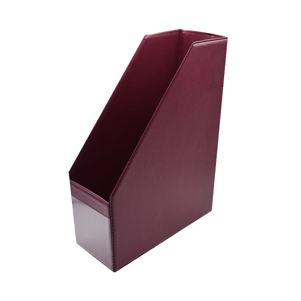 Stojan na časopisy 9cm plastový Bluering® bordový