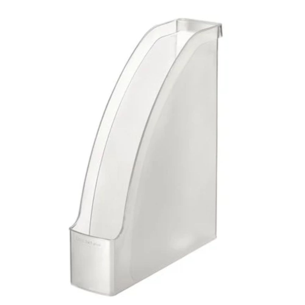 Stojan na časopisy 7cm plastový LEITZ Plus priehľadný