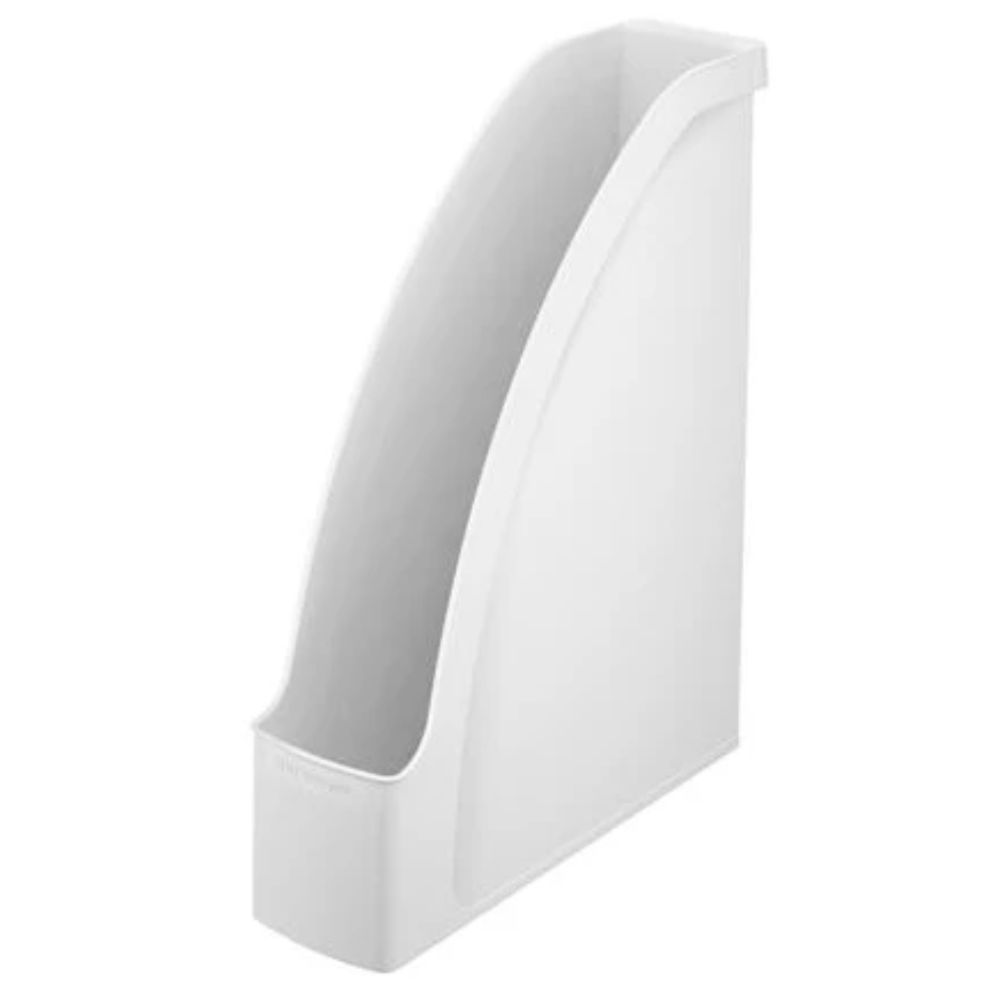 Stojan na časopisy 7cm plastový LEITZ Plus biely