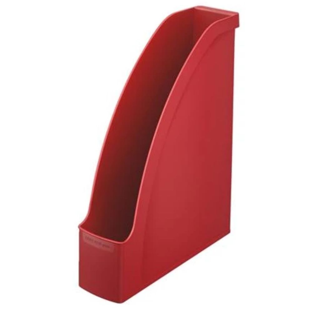 Stojan na časopisy 7cm plastový LEITZ Plus červený