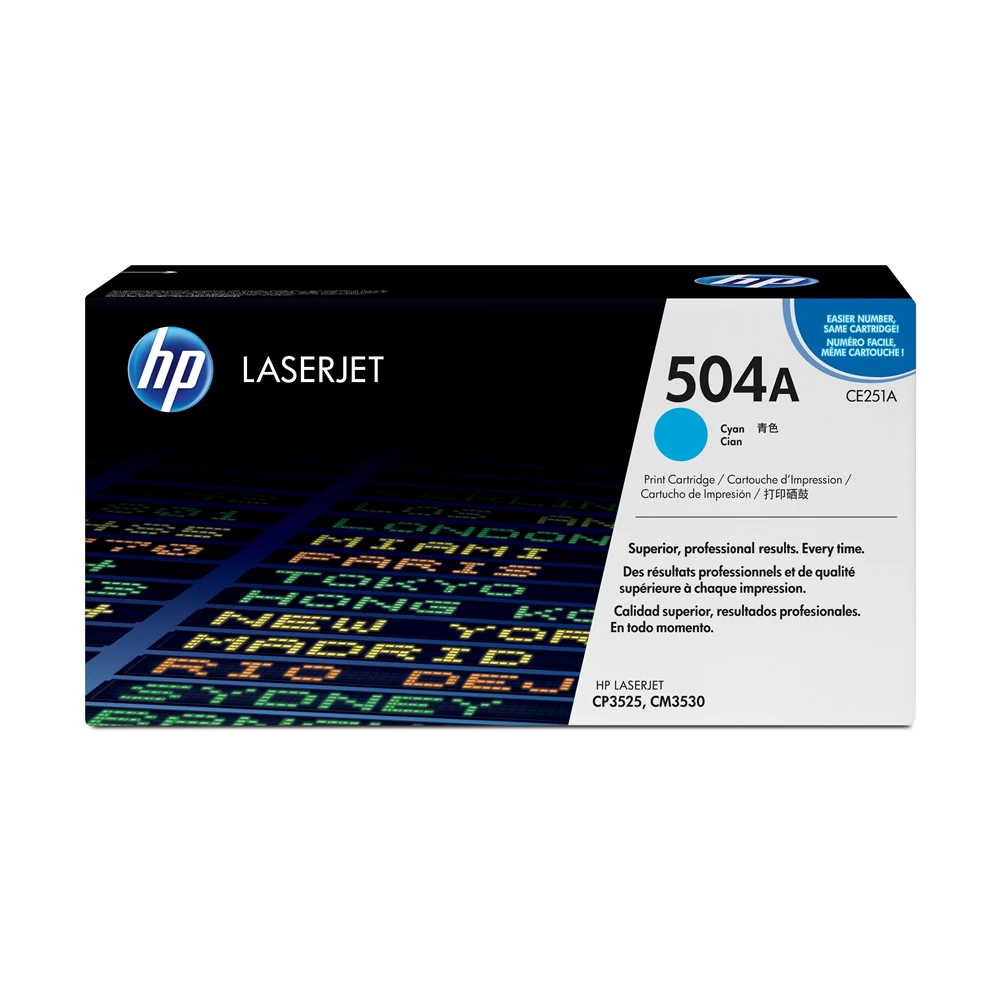 HP CE251A (504A) Cyan ORIGINAL toner