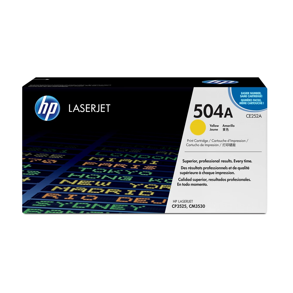 HP CE252A (504A) Yellow ORIGINAL toner
