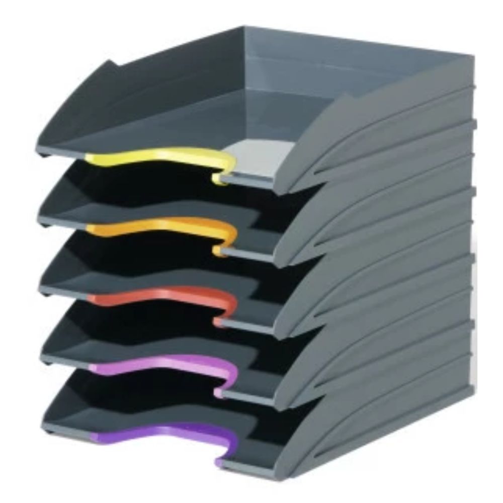 Odkladač stolový Durable VARICOLOR® set 5ks mix farieb