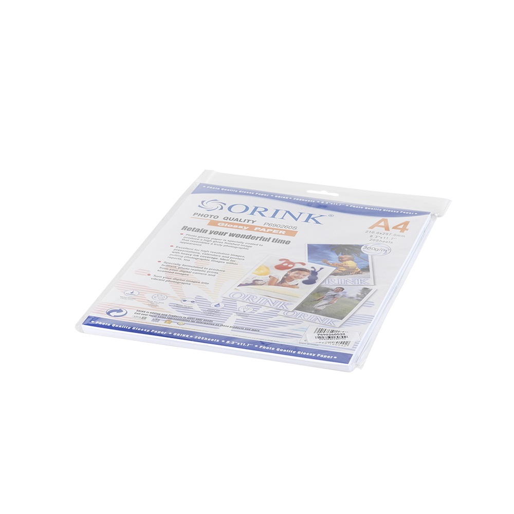Fotopapier A4 180g lesklý 20ks ORINK