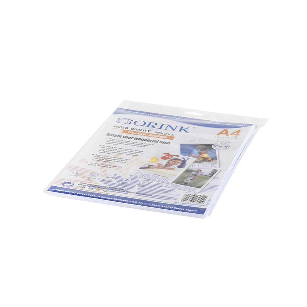 Fotopapier A4 250g lesklý 20ks ORINK