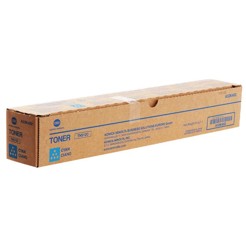 Konica Minolta TN512C Cyan Original toner