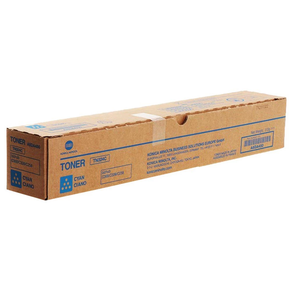 Konica Minolta TN324C Cyan Original toner