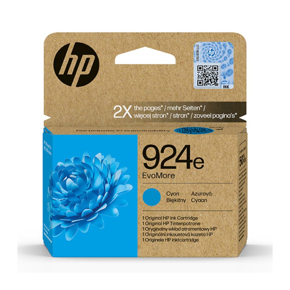 HP 924e (4K0U7NE#CE1) Cyan ORIGINAL