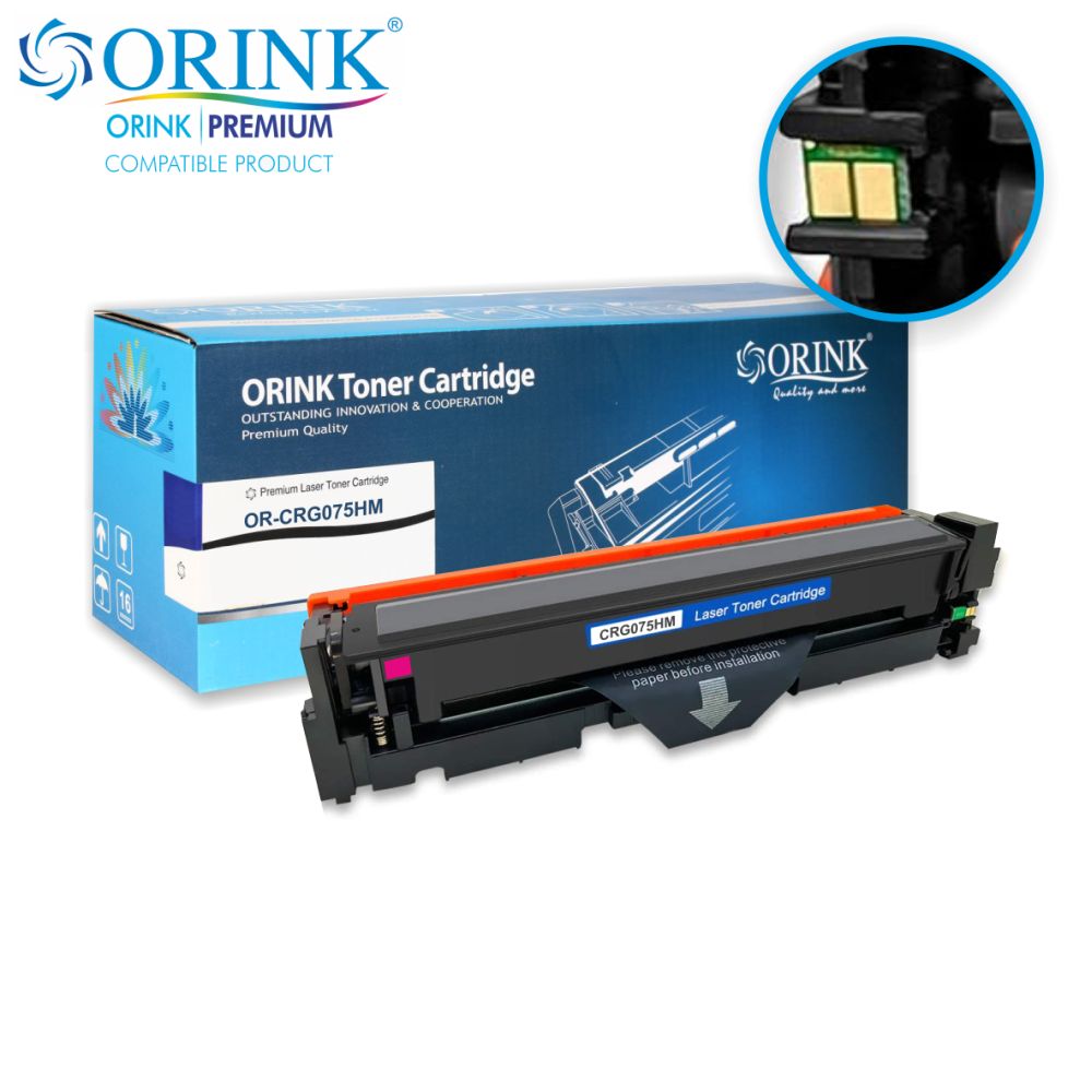 Canon CRG075H (CRG-075HM) Magenta toner ORINK PREMIUM s čipom