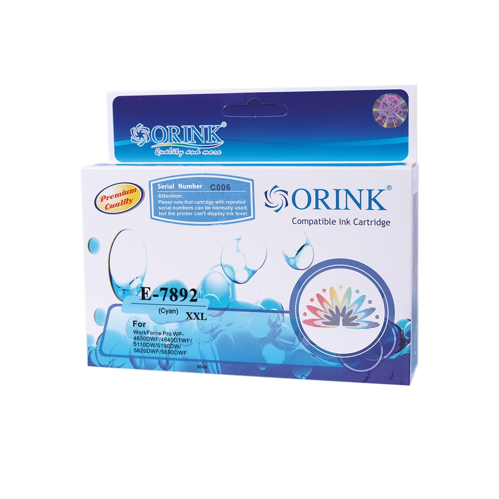 Epson T7892 XXL Cyan ORINK PREMIUM