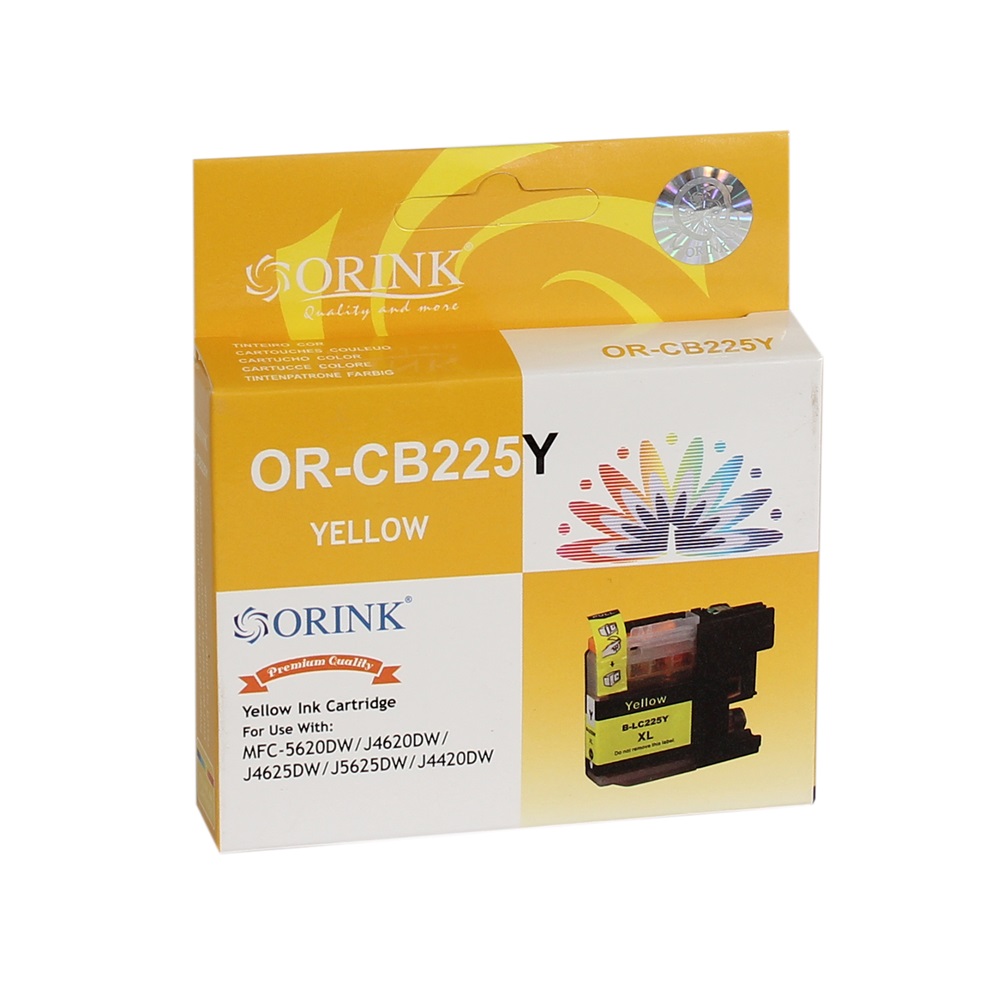 Brother LC225XL Yellow ORINK PREMIUM