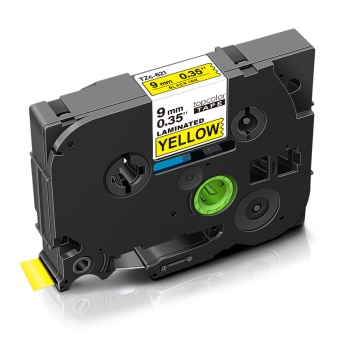 Brother TZE621 Black/Yellow ECOnomy