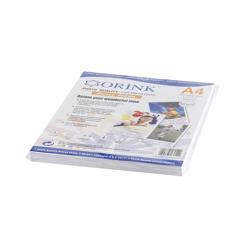Fotopapier A4 120g lesklý 100ks ORINK