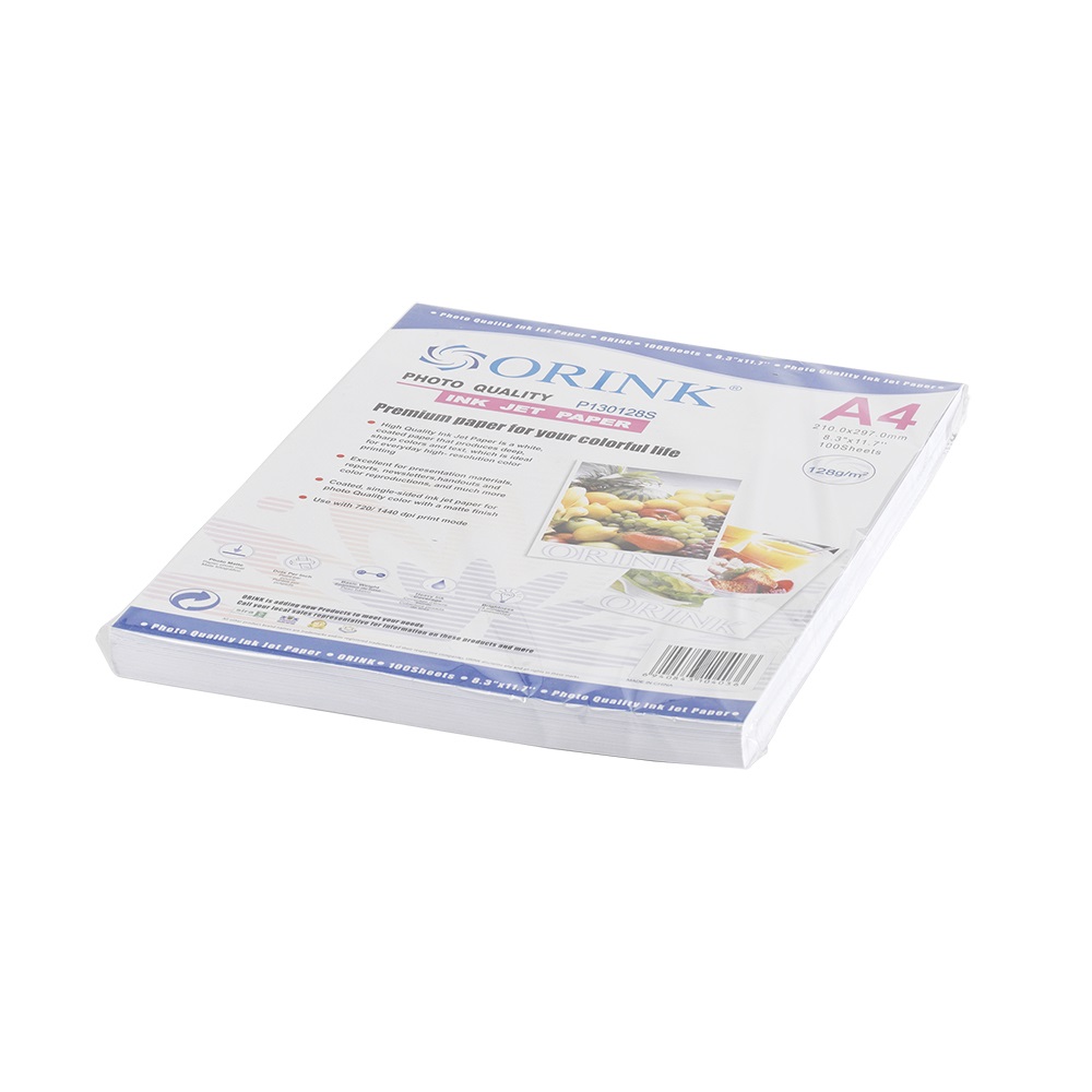 Fotopapier A4 128g matný 100ks ORINK
