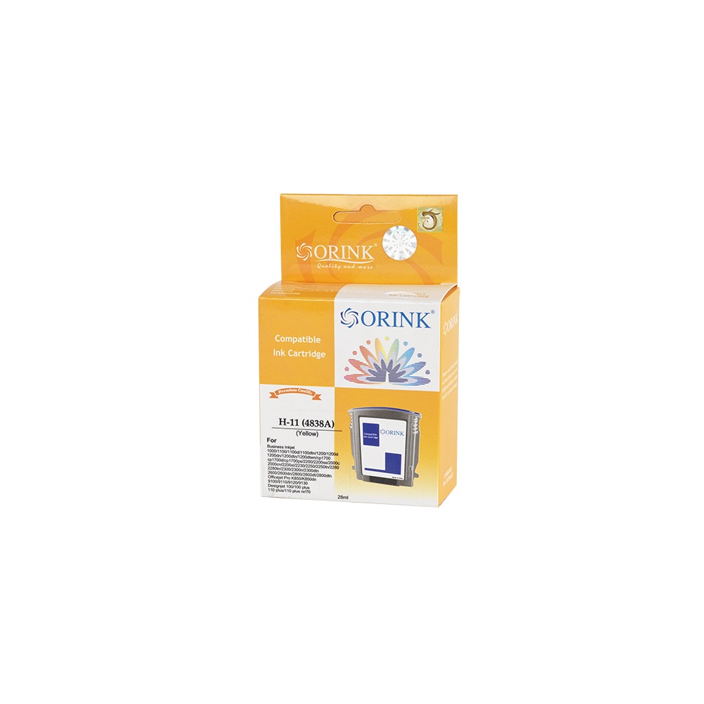 HP 11 (C4838AE) Yellow ORINK PREMIUM