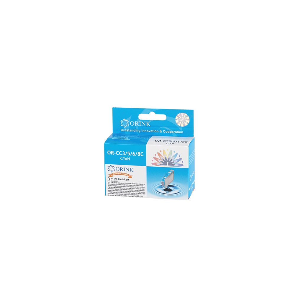 Canon BCI3/BCI5/BCI6/BCI8 Cyan ORINK PREMIUM