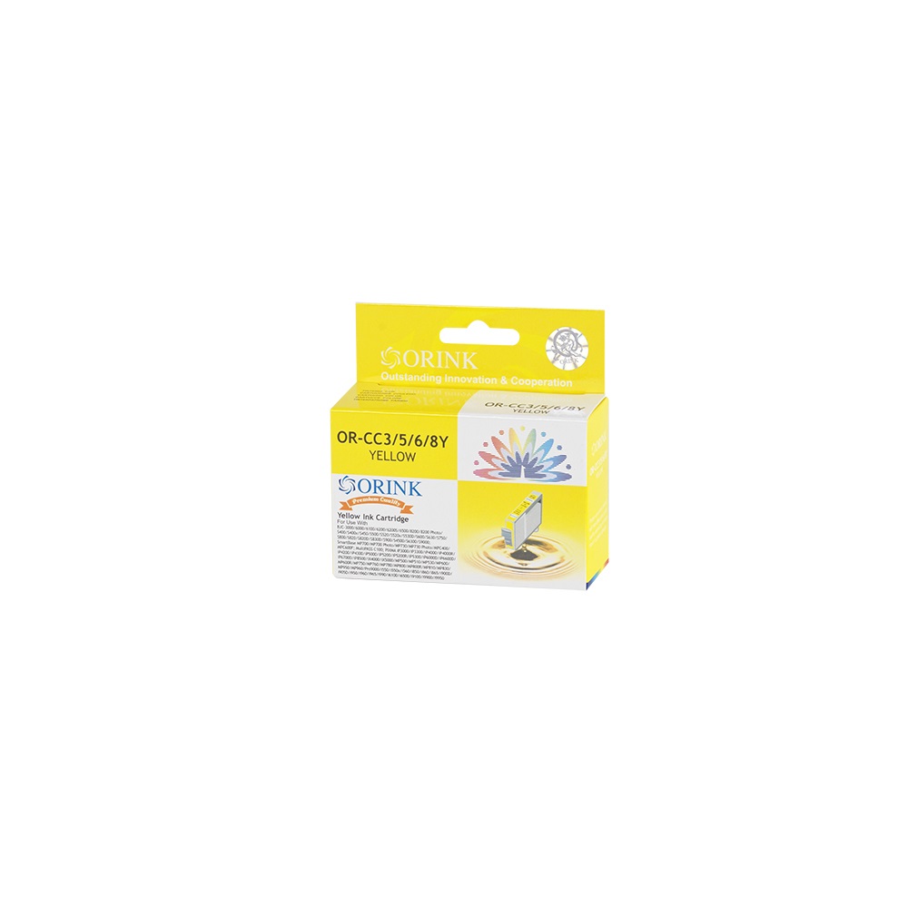 Canon BCI3/BCI5/BCI6/BCI8 Yellow ORINK PREMIUM