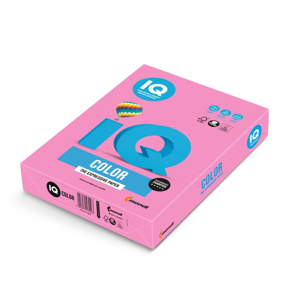 Farebný kopírovací papier A4 80g 500ks, IQ Neon Roses