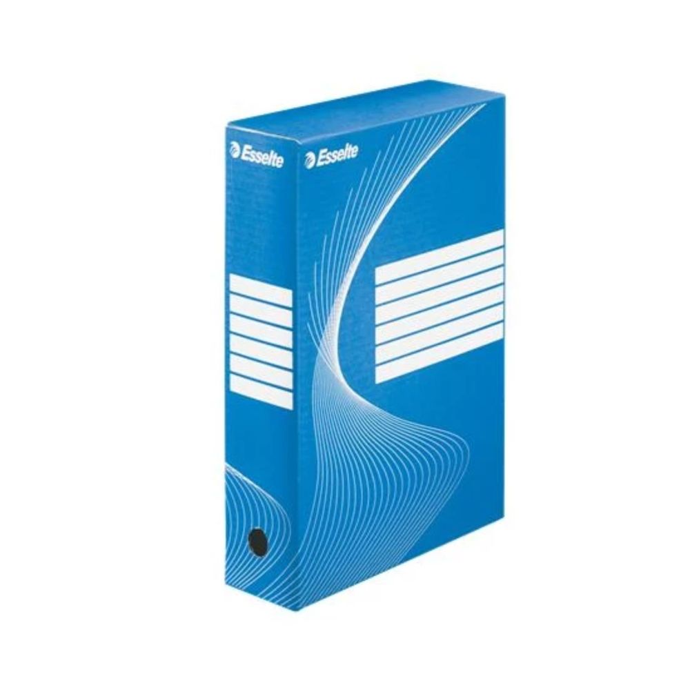 Archívny box A4 80mm Esselte BoxyColor modrý