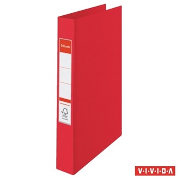 Zakladač A4 4-krúžkový, šírka 4,2cm Esselte Standard Vivida červený