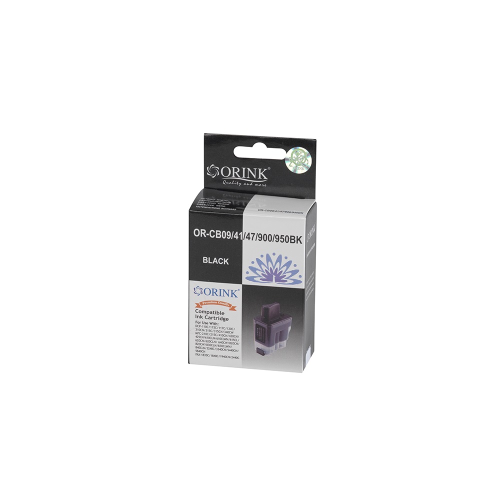 Brother CB09/CB41/CB47/LC900/LC950 Black ORINK PREMIUM