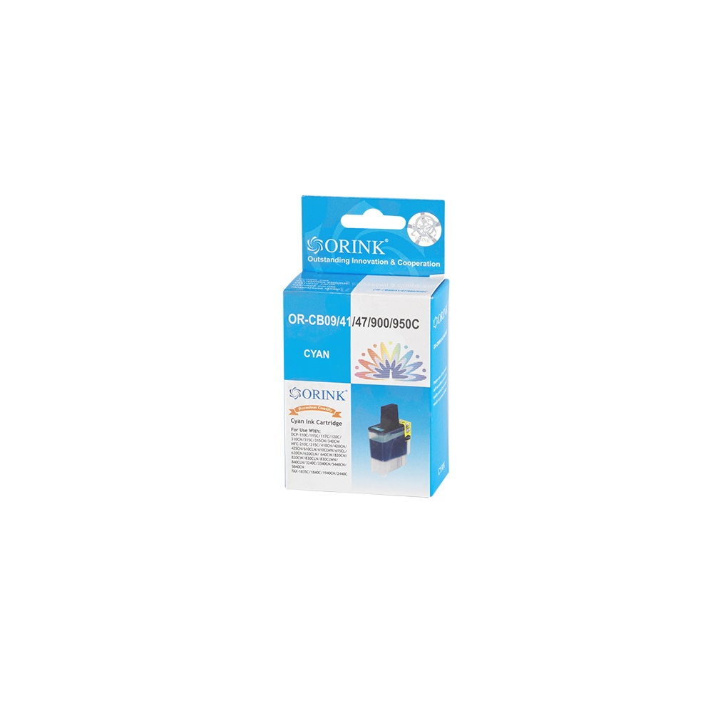 Brother CB09/CB41/CB47/LC900/LC950 Cyan ORINK PREMIUM