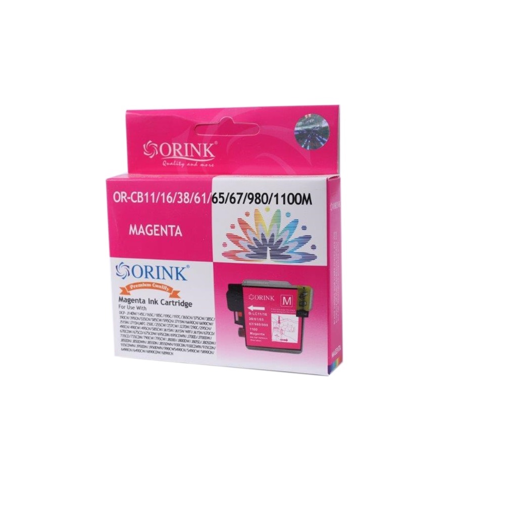 Brother CB11/LC975/LC980/LC985/LC1100XL Magenta ORINK PREMIUM