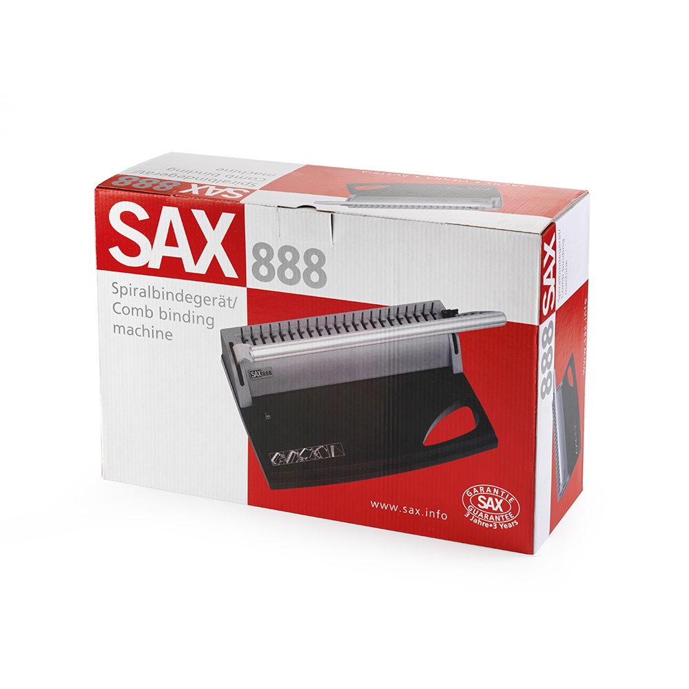 Viazací stroj pre plastovú väzbu, SAX 888