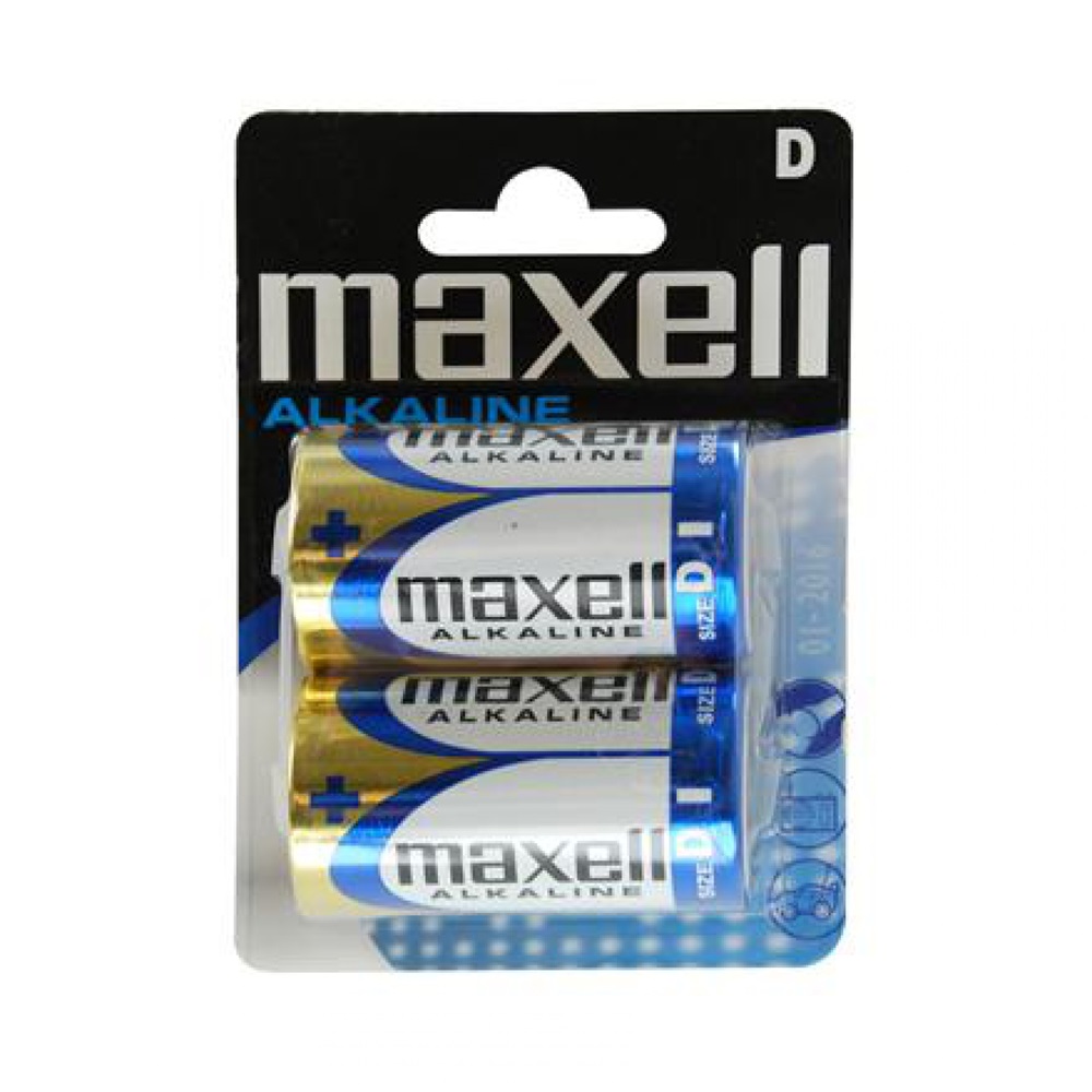 Batéria alkalická LR20 D veľký monočlánok 2ks v balení, MAXELL