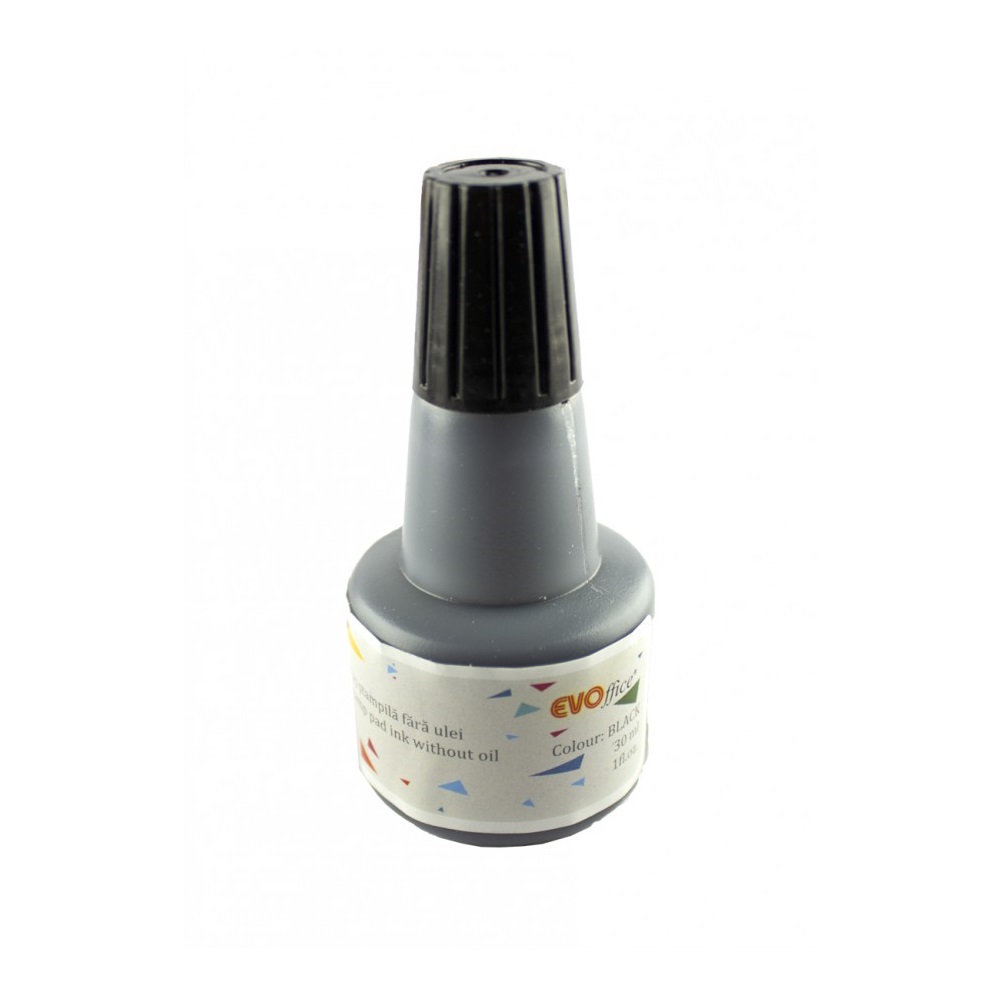 Pečiatková farba 30ml EVO čierna