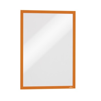 Informačný panel samolepiaci A3, oranžový, 6ks v balení, Durable DURAFRAME®