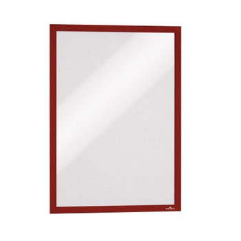 Informačný panel samolepiaci A3, červený, 6ks v balení, Durable DURAFRAME®